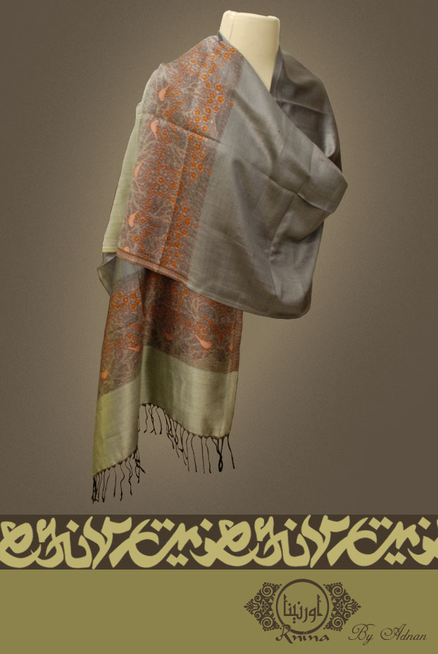 Ornina Handmade birds scarf